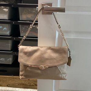 Coach Beige/Cream Shoulder Bag